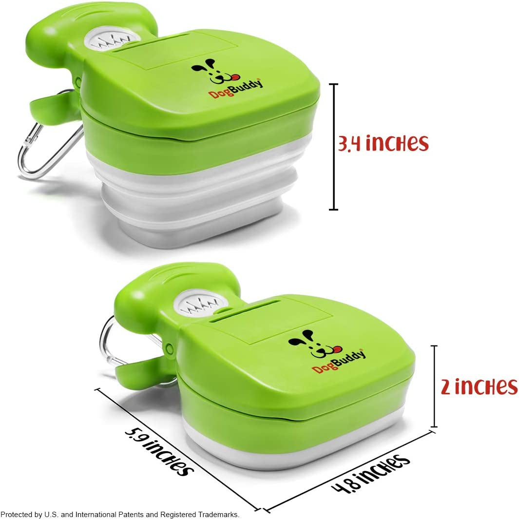 Pooper Scooper, Portable Dog Pooper Scooper, Poop Scooper for Small and Large Dogs, Pooper Scooper with Bag Attachment, Leash Clip and Dog Waste Bags Included (Medium, Kiwi)