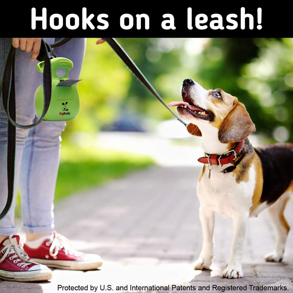 Pooper Scooper, Portable Dog Pooper Scooper, Poop Scooper for Small and Large Dogs, Pooper Scooper with Bag Attachment, Leash Clip and Dog Waste Bags Included (Medium, Kiwi)